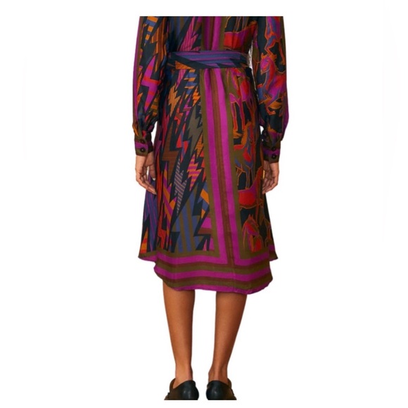 Colorful Button-Up Dress - Picture 2 of 8